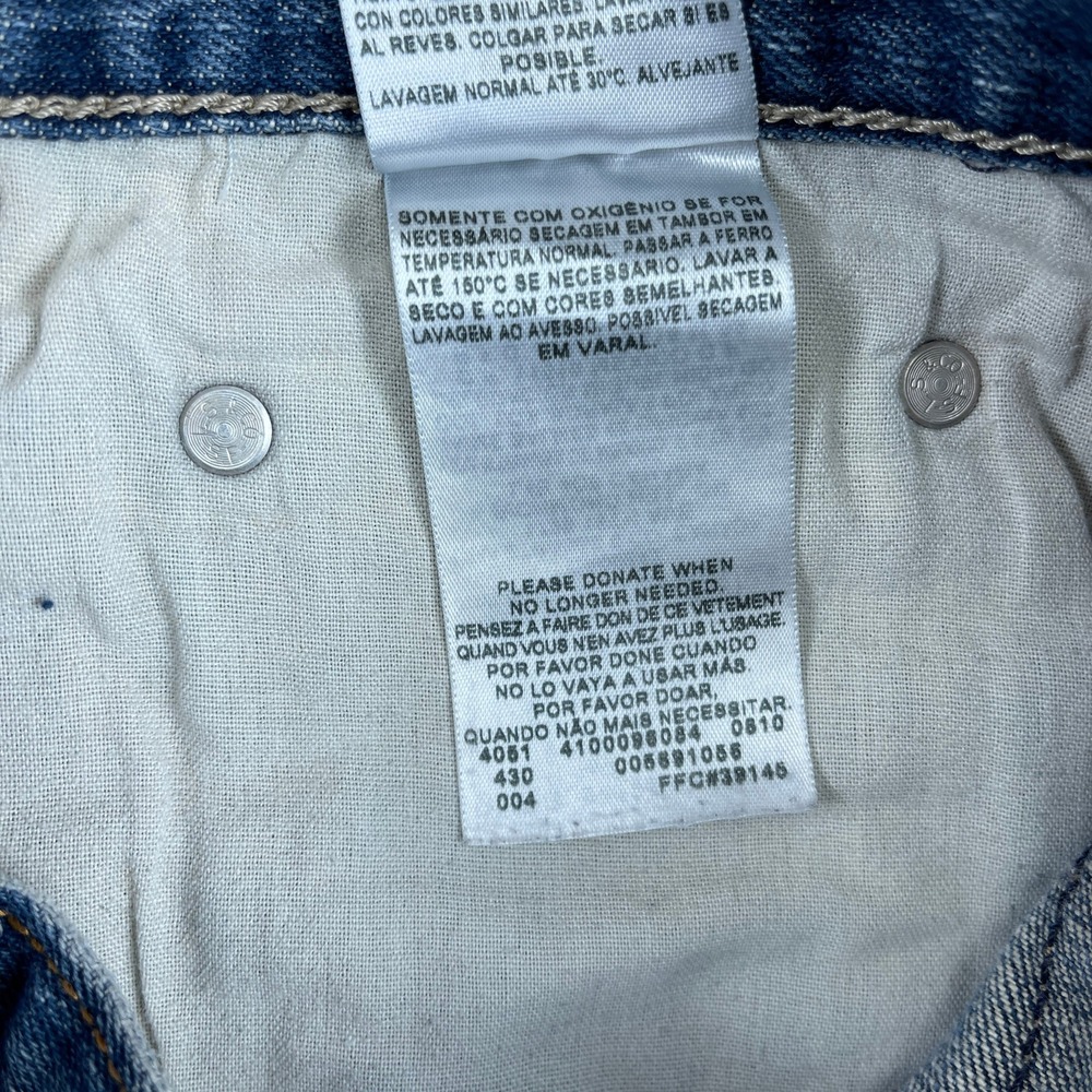 Levi Strauss & CO Mens 36x32 569 Loose Straight Denim Jeans Blue Solid Baggy - Picture 12 of 13